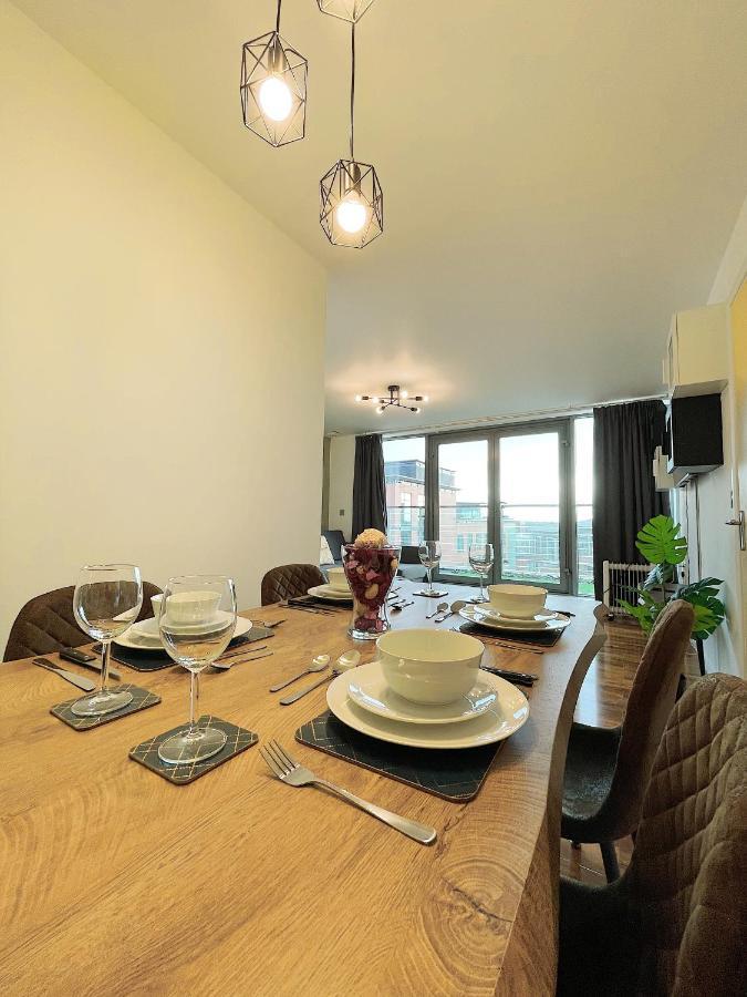 Insta-Style Penthouse With Balcony Or 2B Apartment With Balcony Birmingham City Centre Extérieur photo